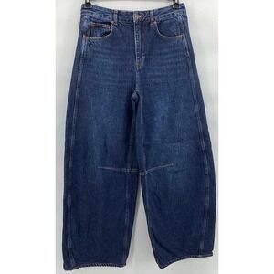 Me + Em Wide Leg Jeans Women's Size 27 Blue Denim High Rise